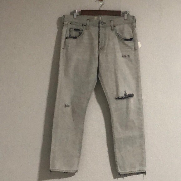 Citizens of Humanity distressed grey jeans size 27 - Picture 1 of 11